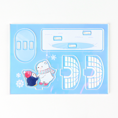 オーロラアクリルジオラマ- 組み立て前