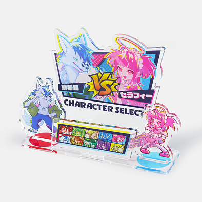 クリアアクリルジオラマ- 組み立て後