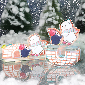 アクリルジオラマ制作見本-ゆらゆらアクリルジオラマ制作見本の使用シーン