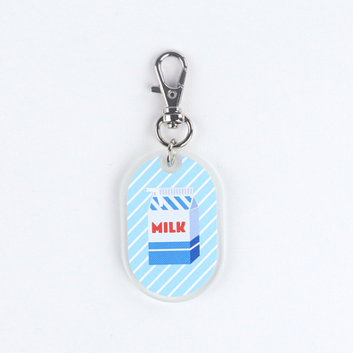 アクリルキーホルダー制作見本-イラストマットアクキーの本体（表）