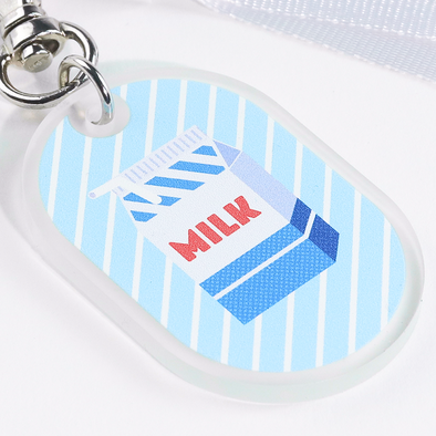 アクリルキーホルダー制作見本-イラストマットアクキーの印刷面アップ（表）