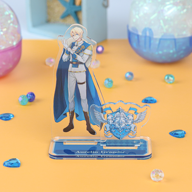 アクリルジオラマ制作見本-キャラクターフレーム付きジオラマの使用シーン