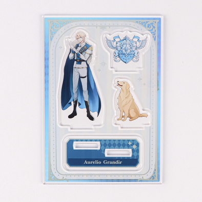 アクリルジオラマ制作見本-キャラクターフレーム付きジオラマの印刷面アップ（表）