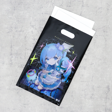 黒色ポリ袋の透け具合