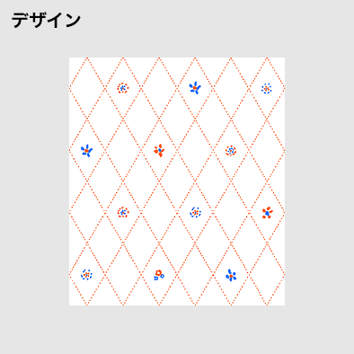 布生地プリント｜テーブルクロスのデザインデータ