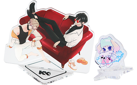 推し活グッズ風アクスタ印刷例