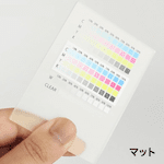 マットアクリルグッズの表面の見え方