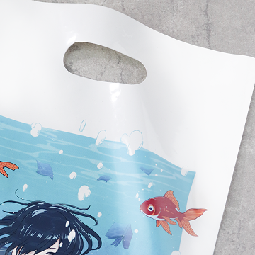 ポリ袋光沢の表面