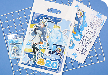 同人グッズをまとめて新刊セット用ポリバッグ