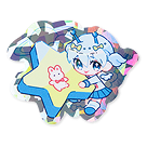 イベントで映える同人グッズ印刷におすすめなホログラムステッカー