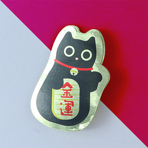 金ツヤステッカーの印刷例