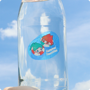 透け感が可愛い透明シールのおすすめ使用例