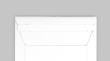 パッケージ印刷の厚紙封筒-ミシン目