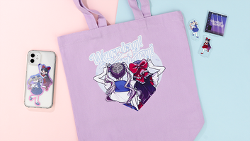 推しカラーの種類が豊富、小ロットからでも注文できる推し活トートバッグの制作例