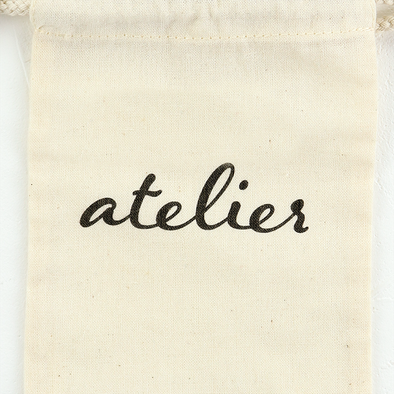 名入れコスメ巾着ポーチのデザイン画